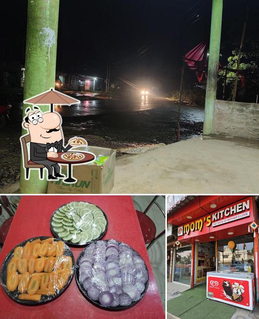 The exterior of Mom's Kitchen Restaurant Silchar