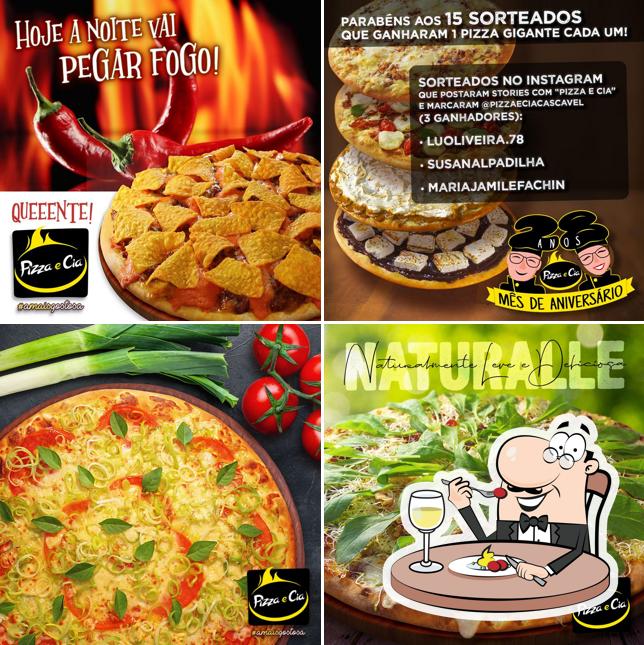 Comida em Pizza e Cia