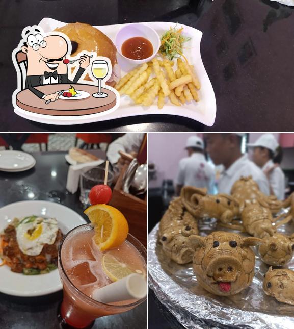 Food at Sumi Nom Nom Bakery and Korean Cafe City Center Mall Siliguri