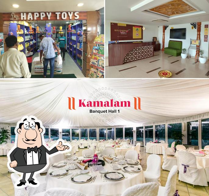 Take a seat at one of the tables at Southern Spice