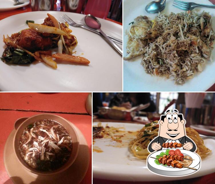 Food at Chinese Garden restaurant