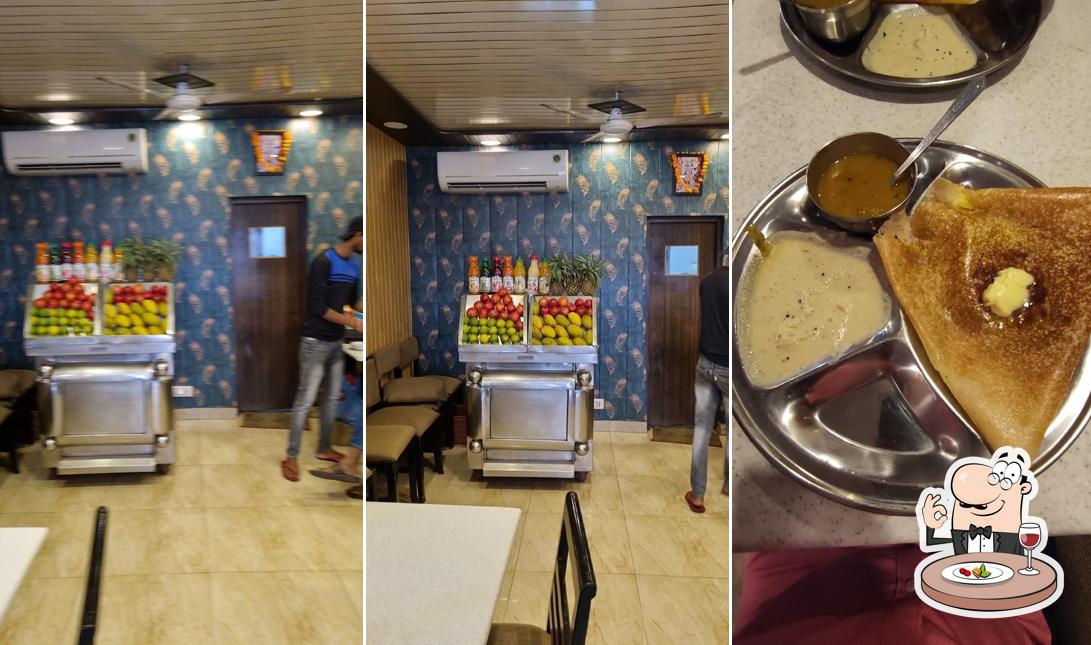 Food at Andhra Cafe