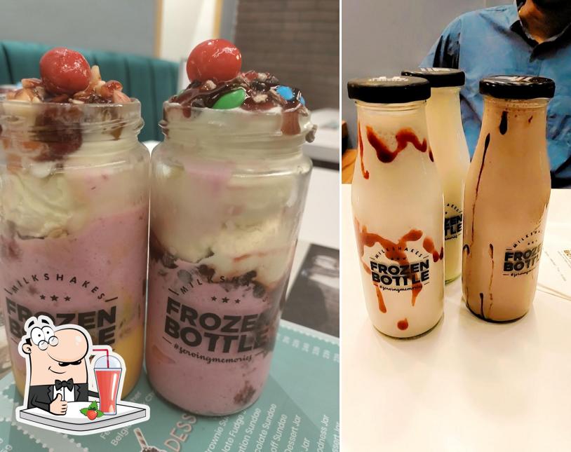Enjoy a drink at Frozen Bottle - Milkshakes, Desserts, and Ice Cream