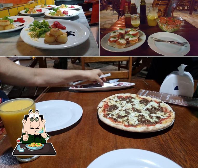 Comida em Bar e Pizzaria Evolução