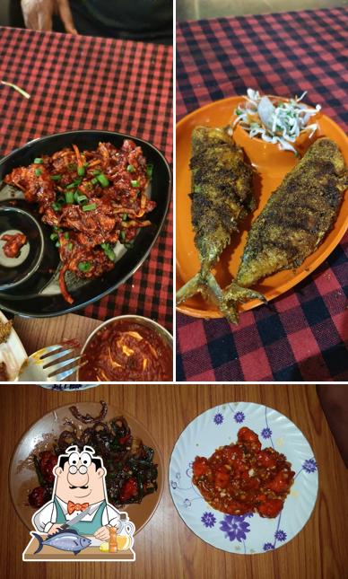 Grilled salmon at Lobo Bar & Restaurant