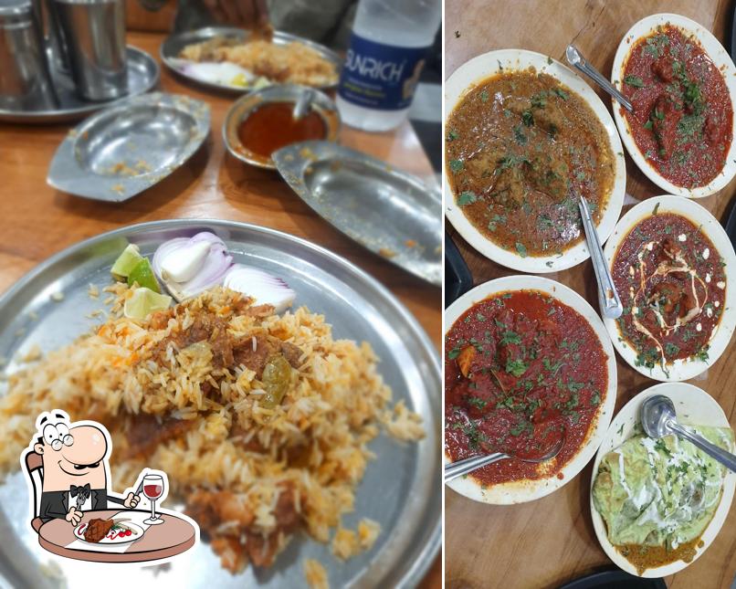 Get meat dishes at Aamer Hotel