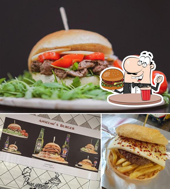 Prenditi un hamburger a Anselmi's burger