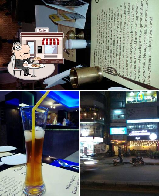Gam's Delicacy ಗ್ಯಾಮ್ಸ್ ಡೆಲಿಕಸಿ গাম'ছ ডেলিকেচি। is distinguished by exterior and beer