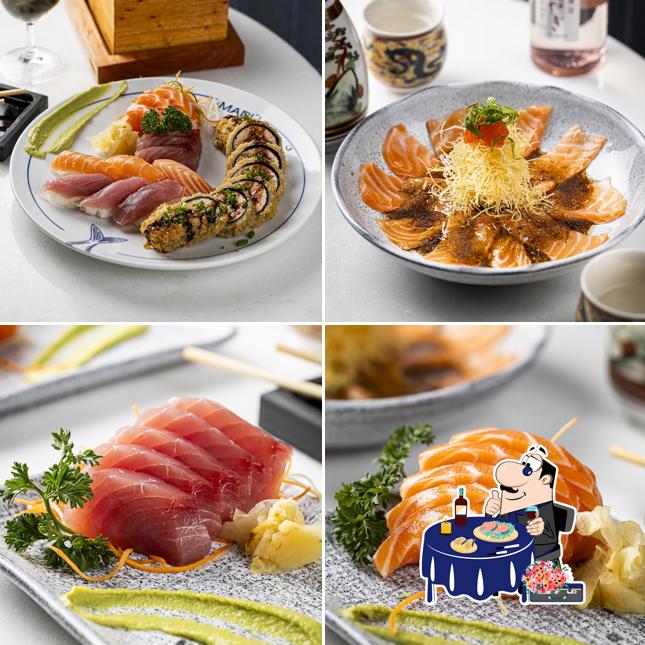 Sashimi em Marú Bar Japonês