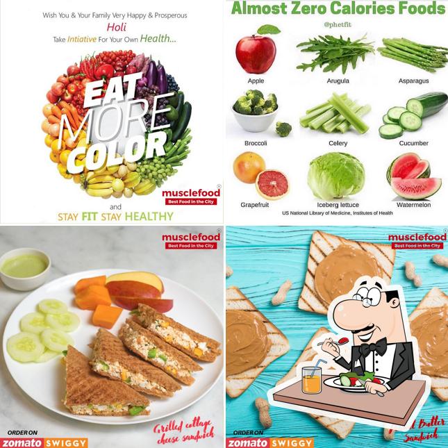 Food at Muscle Food Bar