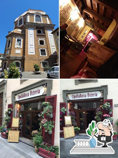 Gli esterni di Osteria Cipolla Rossa