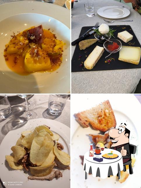 Piatto di formaggi al Osteria Dei Sani