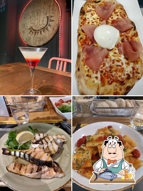 Salmone grigliato al Ristorante Del Sole