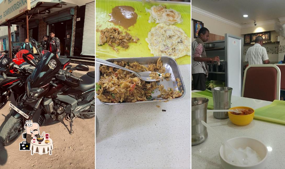 Food at Sri Gowri Hotel