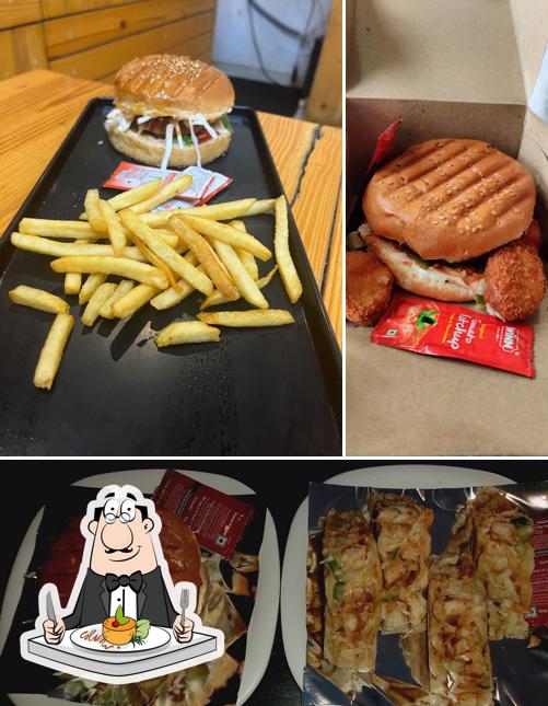 Meals at the burger shop