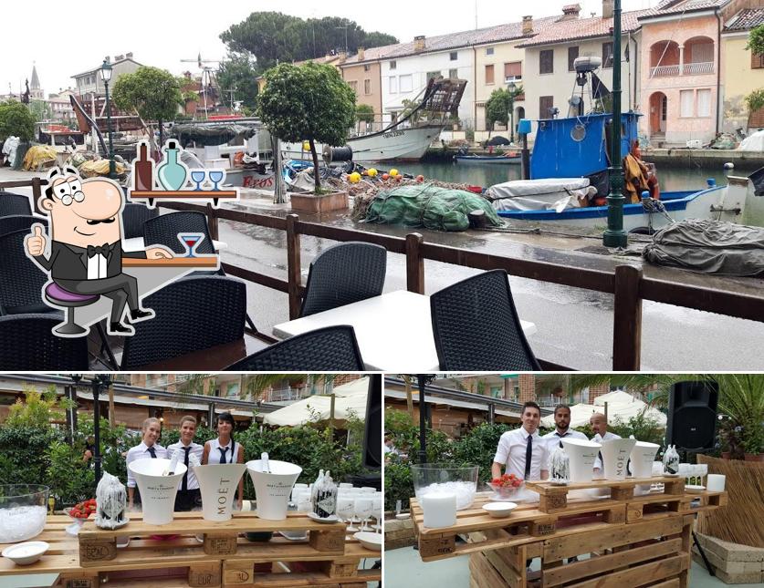 Gli interni di Trattoria Al Pescatore