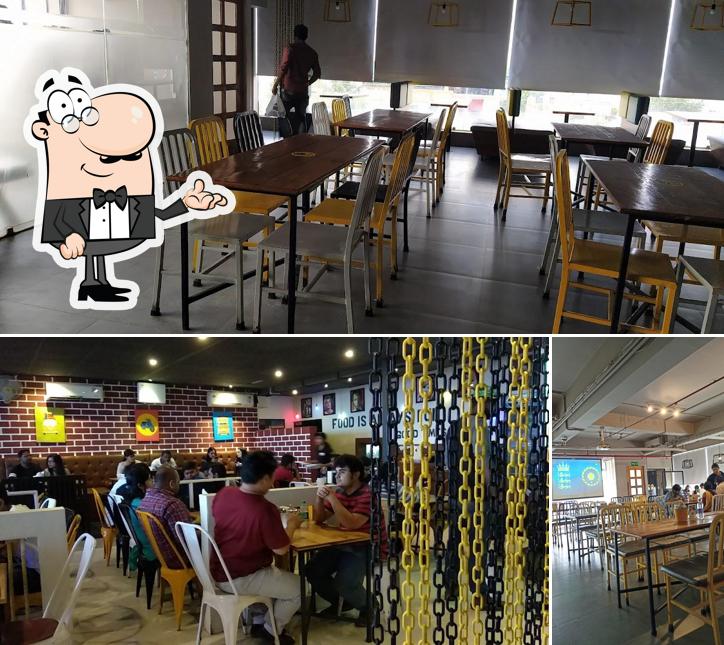 The interior of Adda Cafe