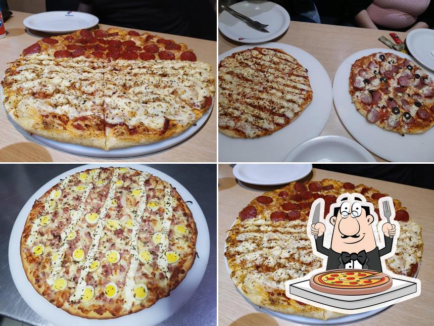 No Domino's Pizza - Três Rios, você pode provar pizza