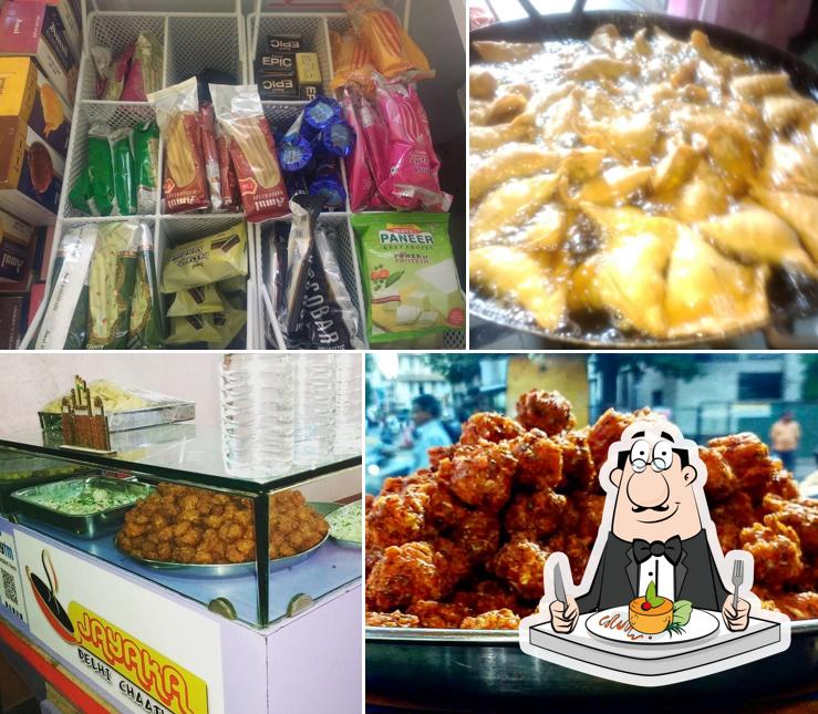 Food at Jayaka Delhi chaatwala