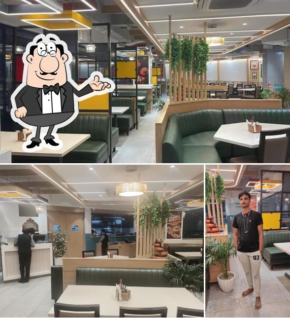 The interior of Biryani queen The interior of Biryani queen