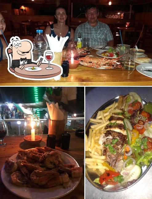 Meals at Hangout Restaurant