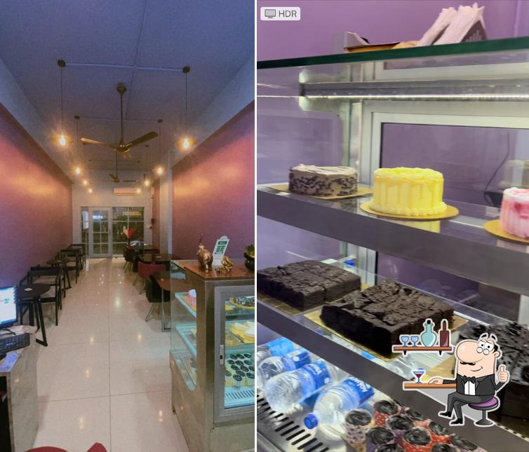 The interior of Lilac Pastries