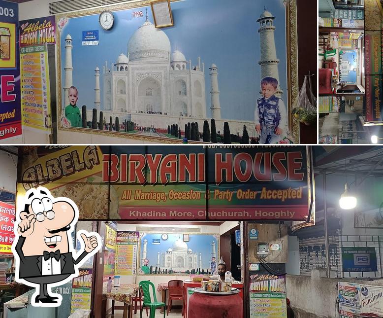 Among various things one can find interior and exterior at New Albela Biryani House