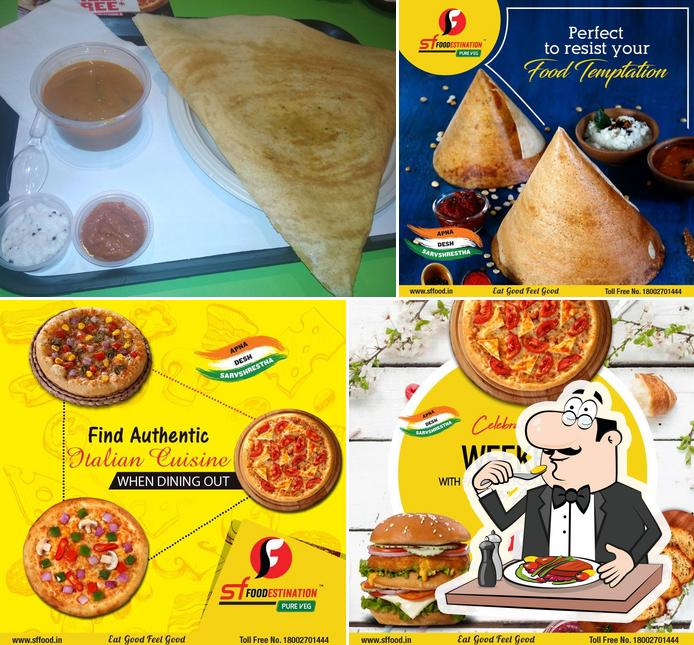 Food at SF Food Pure Veg Pizza & Burger