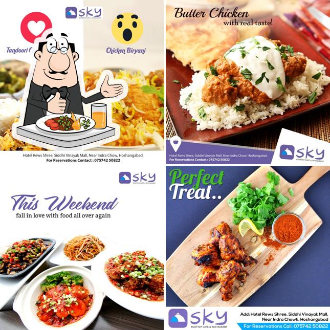 Food at Sky Rooftop Restaurant