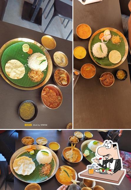 Food at Sorshe Posto, Gurap