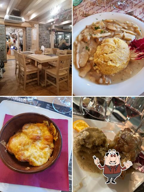 Cibo al Ristorante La Caveja
