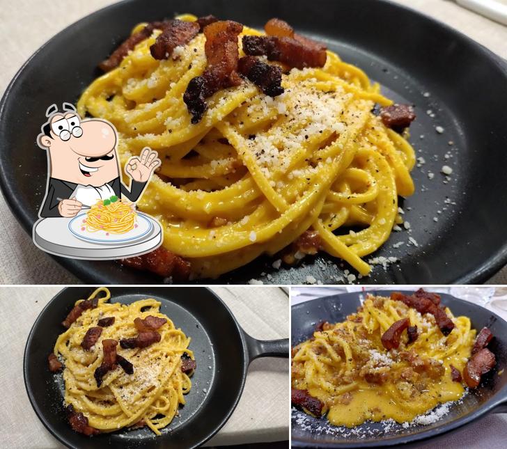 Spaghetti alla carbonara al Trattoria Tommy