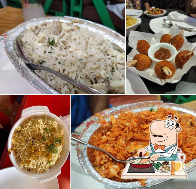 Fried rice at Biryani Cottage