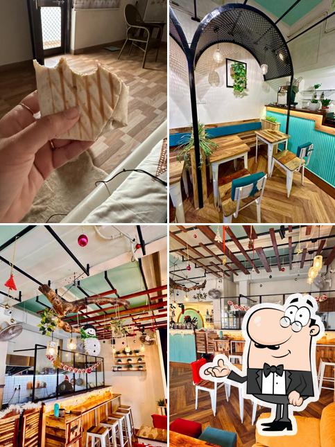The interior of Burger Daddy