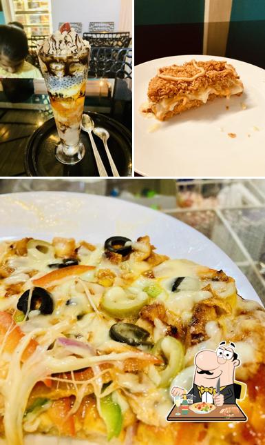 Food at Lansa cafe and restaurant