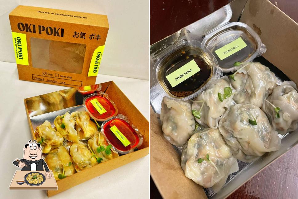 Gyoza at Oki Poki - Sushi, Dimsum & More