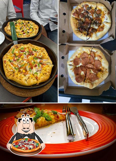 Pick pizza at Pizza Hut