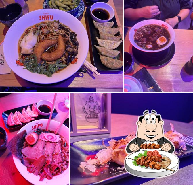 Platti al Ramen Shifu Rimini