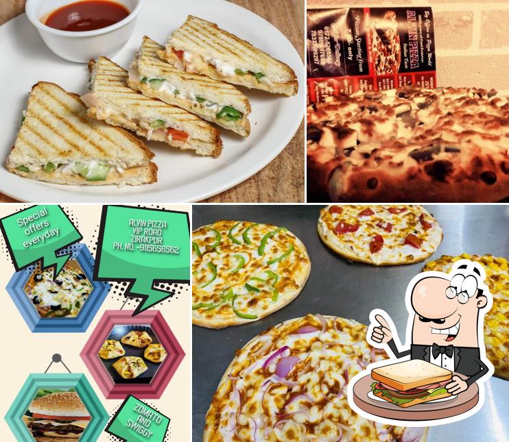 Grilled cheese sandwich at ALVIN PIZZA