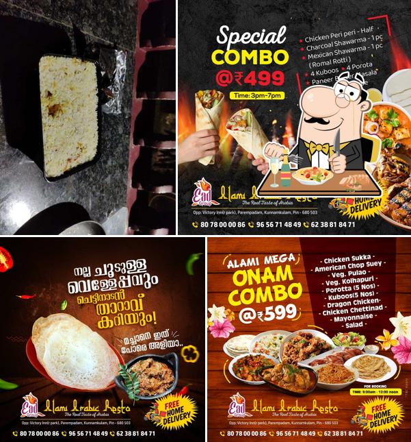 Food at Alami Arabic Resto