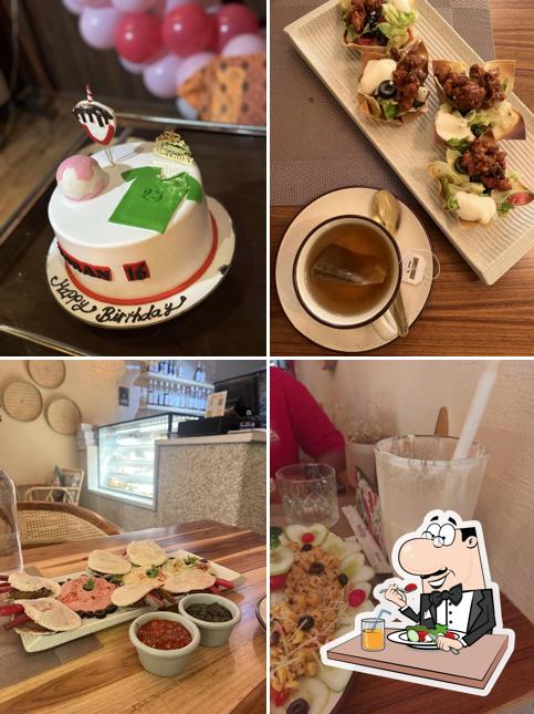 Food at Cafe Cake Delights