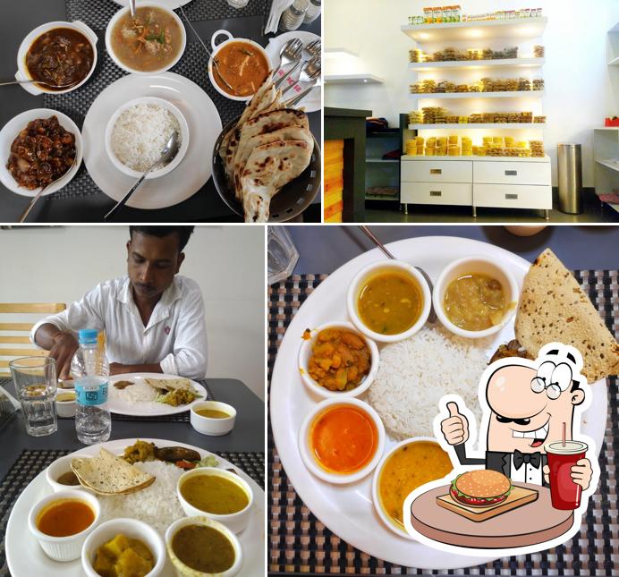 Order a burger at Khar Khua Dhaba