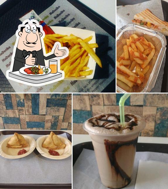 Food at MoDonika Pizza