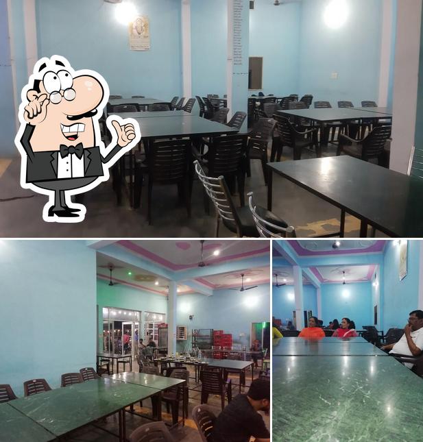 The interior of Golden Town Restaurant