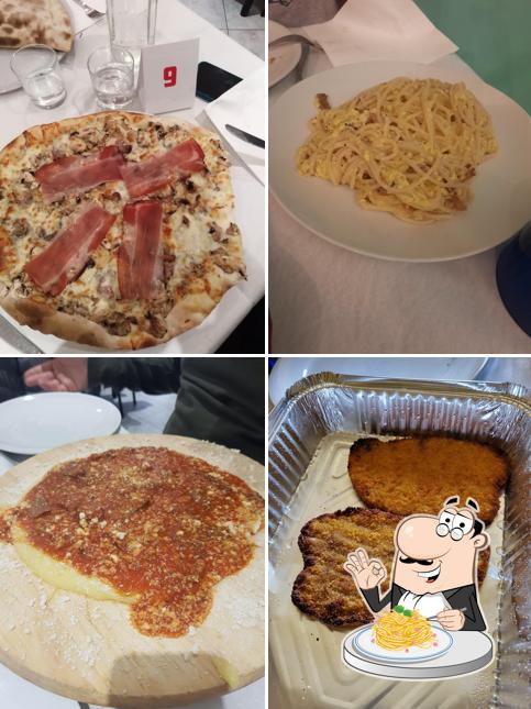 Spaghetti alla carbonara al Trattoria Pizzeria "il Gatto E La Volpe"