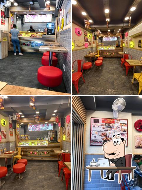 The interior of Wow! Momo