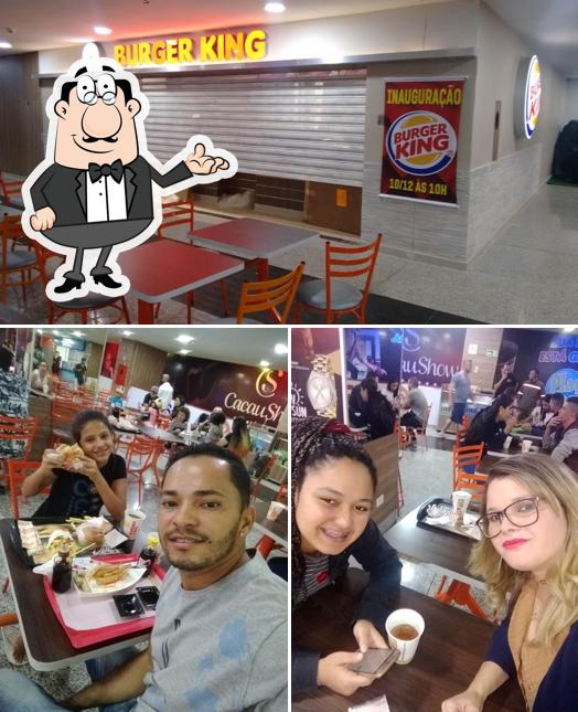O interior do Burger King