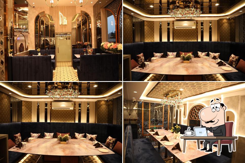 The interior of DUBAI DARBAR