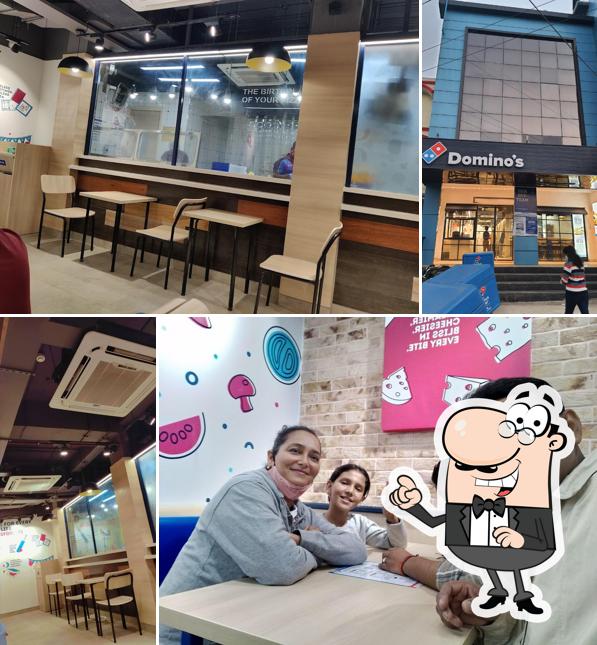 Check out how Domino's Pizza Beside Jalsa Green, Bareilly looks inside