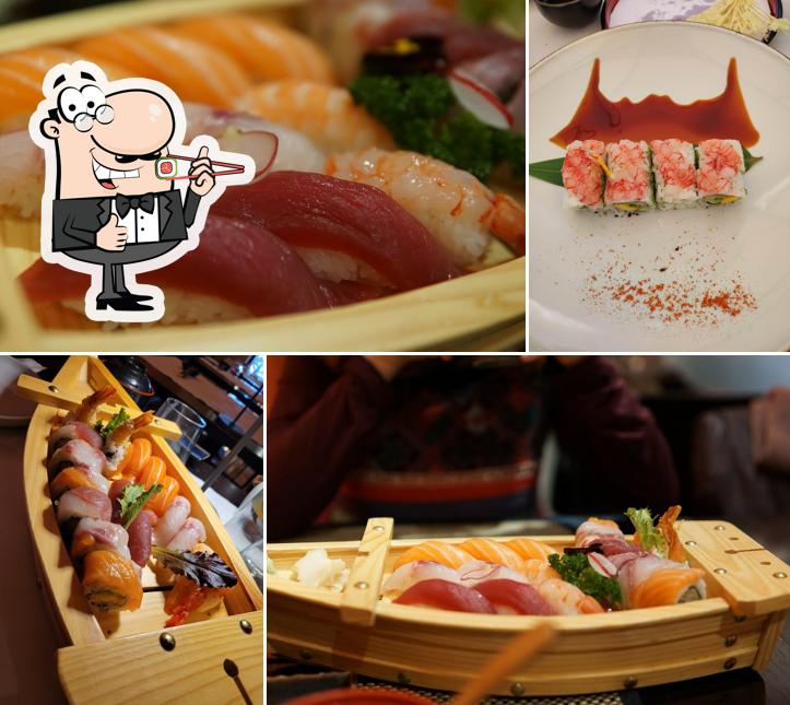 Ordina le diverse opzioni di sushi